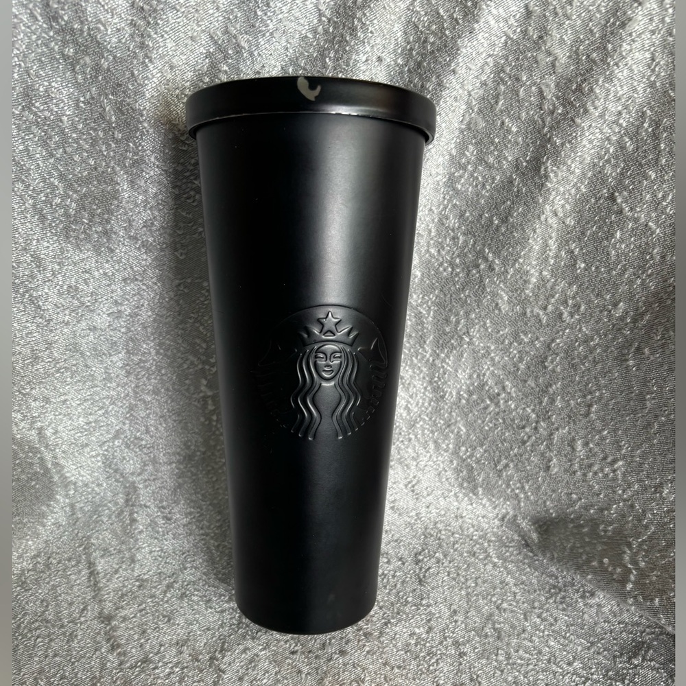 Starbucks 2018 "Ken"‎ Stainless Steel Matte Black  Tumbler 24 Oz.